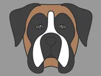 image Doggy Face Coloring